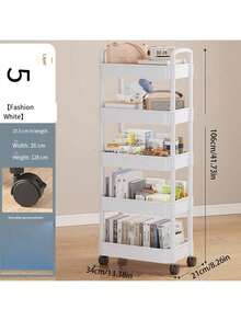 1 chiếc kệ đựng đồ ăn nhẹ nhỏ gọn, nhiều tầng, dùng trong nhà tắm, phòng ngủ, phòng khách, có thể di chuyển được. - Nhiều màu - Xem 3