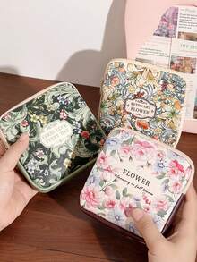 便携式卫生巾收纳袋，拉链牛津布月经垫收纳袋，大容量卫生巾收纳袋，多功能便携式收纳盒，零钱包和迷你化妆包，哺乳垫收纳袋，卫生棉条袋，女性用品袋，时尚实用多功能旅行收纳袋 - 完美适用于洗漱用品、化妆包、化妆袋、洗漱包、洗漱包、旅行必备、邮轮必备、度假必备，男女皆宜，旅行收纳盒，节日必备，女士礼物 - 彩色 - 查看 8