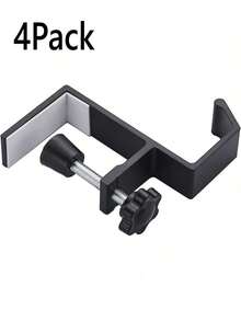 1 件学生背包挂钩、免螺丝桌钩、耳机挂架、耳机支架、挂袋挂钩 - 黑色 - 查看 16