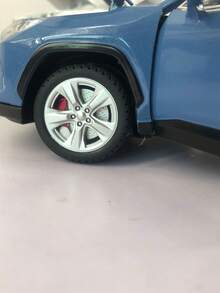 ESCBBXX 1 件 20 厘米长 x 9 厘米宽 x 7 厘米高，349 克锌合金压铸越野 SUV 模型玩具车，内饰精致，车身逼真，配有 4 个可打开的车门和引擎盖、滚动轮胎、转向前轮、减震器，适合儿童、男孩、金属收藏品、生日、节日礼物 - 彩色 - 查看 8