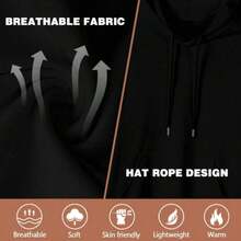 Vintage Sport Teams Collection Unisex Crewneck Black Hoodie, Graphic Team Collection Hoodie, Gift For Fans-New Arrivals For Autumn/Winter: Unisex Relaxed-Fit Cotton-Blend Long-Sleeve Hooded Sweatshirt - 內布拉斯加州 - 查看 7