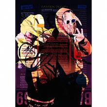 1/3 tấm áp phích nghệ thuật treo tường có khung tùy chọn ca sĩ S-Suicideboy, áp phích album nhạc rap hip hop cổ điển, ngôi sao nhạc, tranh vải canvas, nghệ thuật treo tường cho phòng khách, trang trí quán bar tại nhà - Nhiều màu - Xem 27