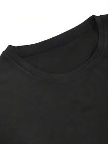 Ken Carson More Chaos T-Shirt_ Distressed Graphic Streetwear Tee - màu đen - Xem 5