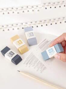 1 Stück einfacher Radiergummi, hochwertige weiche Reinigungsstationery, Stationery-Tasche, Bleistiftradier für Schule und Büro, Zeichenradierer, Kunst-Radierer, sauber und entfernt ohne Papier zu beschädigen, geeignet für den täglichen Gebrauch von Kindern, Schulsaison Zubehör