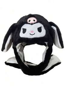 Sanrio 1 Stück Sanrio Hello Kitty, Kuromi, Cinnamoroll süßer Hut, Sanrio Modehut mit beweglichen Ohren wenn man ihn zusammendrückt, neuartiger süßer Hut, süßer Hut geeignet für Partys und Ausflüge, Cartoon Ohren Hut, Ohren Hut, Urlaubsgeschenk, Partygeschenk, Jugendgeschenk, Geburtstagsgeschenk