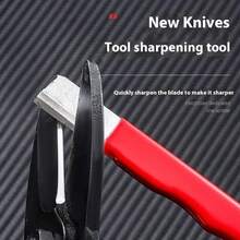 2Pcs Professional Tungsten Diamond Knife Sharpener - Versatile Kitchen & Garden Shear Sharpening Tool, Durable For All Blades - Multicolor - View 8