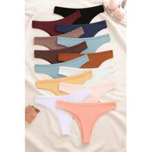 5-Pack Cotton Thong Panties - Đa dạng - Xem 8