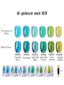 金镜美甲粉 - 高端、高反射、质地细腻、闪亮的新款美甲装饰