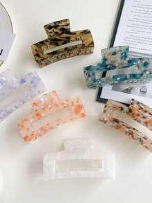 1pc Y2K Iridescent Butterfly Claw Clip - 90s Vintage Large Hair Claw For Scrunchies, Bath, Summer Aesthetic Hairstyles Winter Hair Accessories Elegant Hair Clutch