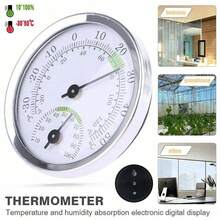 Micro Pointer-Type Thermometer And Hygrometer, Dual-Purpose For Temperature And Humidity, Indoor Electronic Temperature And Hygrometer Sensor Pressure Gauge, Household Thermometer - Multicolor - View 6