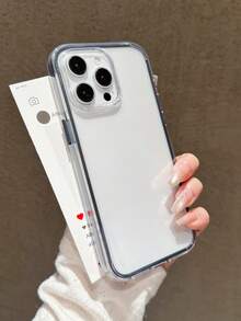 Ốp lưng TPU tối giản màu trắng hồng đen xanh dương, phong cách mạng xã hội, mềm mại, chống sốc, màu trơn, chất liệu TPU 3 trong 1 dày dặn, mềm mại, tương thích với iPhone 16 Pro/16 Pro Max/16/15 Pro Max/14/14 Pro Max/13/12/12 Pro/11/11 Pro Max/15 Pro/13 Pro/14 Plus, kiểu dáng thời trang, cảm giác cao cấp, khung màu trơn nhiều màu sắc, cá tính, sáng tạo, màu hồng trắng đen xanh dương xanh lá cây, tối giản, chống rơi, bảo vệ toàn diện, thiết kế trong suốt, quà tặng mùa xuân, sinh nhật, kỷ niệm, tiệc tùng, dành cho mẹ. - màu đen - Xem 5