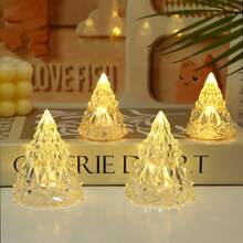 4 قطع إضاءة ليلية زخرفية لغرفة النوم، إضاءة شجرة الميلاد وإضاءة جبل الجليد، ديكور عيد الميلاد، هدايا عيد الميلاد، ديكور ، ديكور حفلات الزفاف، ديكور المنزل، ديكور الخريف، ديكور أعياد الميلاد، إكسسوارات الحفلات، ديكور داخلي وخارجي، ديكور الحديقة، ديكور الأعياد، ديكور هالوين، ديكور الجدران، زينة هالوين