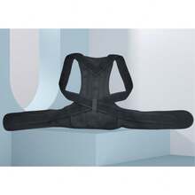 1pc Posture Corrector, Adjustable And Comfortable Back Support, Supports Spine, Back, Neck, Collarbone And Shoulder Correctors, Improves Posture Waist Trainer Tummy Control Exercise Waist Belt Workout Belt Waist Trimmer And Exercise Waist Belt