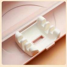 3-Piece Cutlery Set, Portable Cutlery Set, Chopsticks, Fork, Spoon With Storage Box Combination Set, Outdoor, Stainless Steel, Easy To Carry - 粉色 - 查看 2