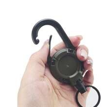 U-Shaped Keychain – Easy-Pull Steel Wire With Spring Buckle, Compact & Secure For Travel & Outdoor Gear - Multicolor - View 5