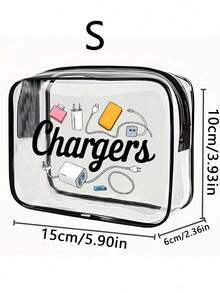 大容量高品质PVC旅行收纳包，拉链封口 - 轻便防褪色化妆洗漱包，适合女性/女孩，TSA认证便携式化妆包，易于擦拭清洁，科技先进的收纳方案 | 现代美学 | 防褪色材质，旅行必备，假日度假包，学生化妆包，邮轮旅行洗漱包，男士浴室收纳包 - 彩色 - 查看 10