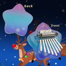 Mini Kalimba Piano de Pulgar de 8 Teclas, Piano de Dedo Portátil, Regalos para Fiestas, Regalos de Navidad