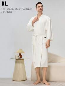 1 chiếc khăn tắm cá nhân hóa tùy chỉnh dành cho các cặp đôi, áo choàng tắm cho khách sạn, thẩm mỹ viện, áo choàng tắm cùng kiểu dáng cho nam và nữ, áo dài ngủ mặc nhà, trang trí, cá nhân hóa, dùng trong nhà, kỷ niệm, Ngày của Mẹ, sinh nhật, đám cưới, khăn tắm phòng tắm, khăn tắm cho thẩm mỹ viện, khách sạn, thể thao, đồ dùng thiết yếu trong nhà, khăn tắm, tình yêu vĩnh cửu, sang trọng tinh tế, phụ kiện trang trí bánh kem - bộ đồ ngủ đôi màu trơn - Xem 14
