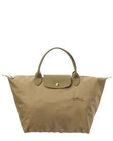 Longchamp Le Pliage Green Medium Canvas Handbag - màu xanh lá - Xem 1