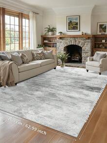 Tapete cinza, moderno, minimalista, lavável, de veludo, 900g/m², para sala de estar, quarto, cozinha, área externa, escritório, entrada