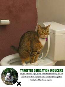 Yegbong; 1pc; Pet Positioning Fecal Induction Agent; Pet Toilet Positioning Fecal Induction Agent; Pet Fecal Training Guide; Say Goodbye To Pet Mess