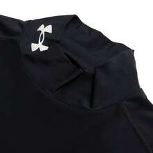 Under Armour HEATGEAR Long Sleeve Compression Shirt, Moisture-Wicking Lightweight Men's Activewear For Daily Training, Commuting, Fitness - Black - View 3