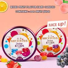 Tea Burst Juice Gummies | 230% Fruit Concentrate + 0 Fat | Sweet & Tart Chewy Candy (60g Pack)