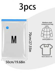 5/3/1 Set Kleidung Kompressionsverpackungsbeutel, Vakuum-Kompressionsbeutel, transparente Kompressionsbeutel, Reise-Kompressionsbeutel, Vakuumbeutel, Vakuum-Aufbewahrungsbeutel geeignet für Kleidungsaufbewahrung, Bettdeckenaufbewahrung, Kofferaufbewahrung, Weihnachtskleidungsaufbewahrung, Reiseaufbewahrung, Studentenwohnheim Reisegarderobe, tägliche Notwendigkeiten, Reiseutensilien