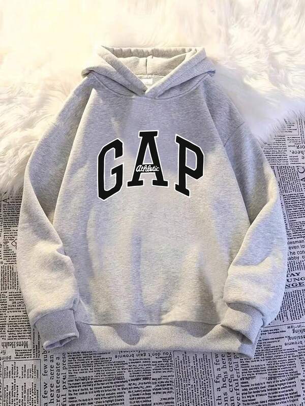 Suéter com capuz quente para meninos adolescentes, moda outono e inverno, cinza claro, cor sólida, versão clara, flor cinza, pode ser faça você mesmo