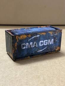 11.5cm Length Mini Metal Container, Retro Industrial Style Office Storage Box, Creative Home Organizer