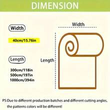 1 rollo de pegatinas de pared autoadhesivas y impermeables para baño - Adhesivos extraíbles con textura de mármol para ducha, inodoro, lavabo - Fácil de limpiar y lavar, decoración y accesorios de baño