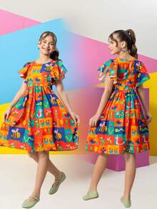 Young Girls Dresses - Multicolor - Ver 6