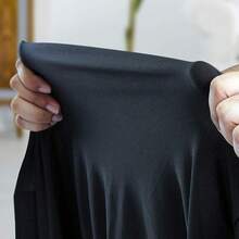 6FT Elastic Spandex Table Cover For Standard Folding Tables Party Buffet Cloth - Black - View 8