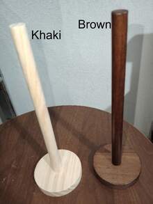 1Pc Wooden Paper Towel Holder,Kitchen Paper Towel Dispenser, Paper Towel Holder Countertop,Bamboo Paper Towel Roll Holder,Napkin Stand On The Desk,Kitchen Towel Rack,Tissue Rack For Kitchen,Dining Room,Restaurant,Plastic Wrap Holder,Table Top Items,Kitchen Storage,Organizer,Standard Roll Holder For Cabinet,Stand With Anti-Skid Base