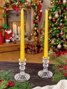 2pcs Soy Wax Scented Candles, 10 Inch Home Decoration Aromatherapy Stick Wax, Multi-Color Long Stick Candles, Christmas Slim Candles With Fragrance, Halloween Home Decoration Candle Set, Wedding Decoration, Aromatherapy Gifts, - Multicolor - View 7