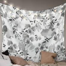 Vintage Flower Tapestry For Bedroom Wall Hanging Tapestry, Farmhouse Botanical Floral Retro Ceiling Backdrop Tapestries Poster Blanket Wall Decor For  Living Room Dorm-40"X30", 60"X40",60"X 51",80"X60" - 灰色的 - 查看 5