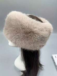 Soft & Warm Faux Fur Earmuffs, Women's Faux Fur Earmuffs Headband, Soft & Warm Winter Hat For Women - Multicolor - View 5
