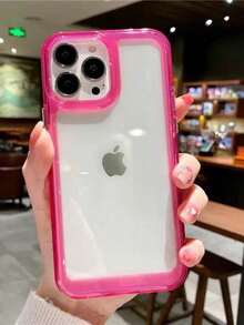 Disney Transparent Case With Colorful Edges – Protection And Style For Your Cell Phone - Màu tím - Xem 6
