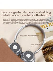 PHILIPS TAH1129 復古頭戴式藍牙耳機 主動降噪技術 沉浸式空間音訊 超低延遲遊戲模式 持久續航便攜設計 黑色 - 黑色 - 查看 3
