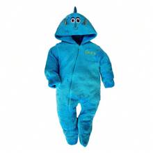 Mameluco para bebe con gorro bordado Disney - Neblina azul - Ver 2