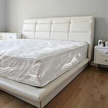 Plastic Mattress Bag, 2 Mil Thick Mattress Storage Bag, Wear-Resistant And Waterproof Plastic Bed Cover With Reinforced Corner Design, Heavy-Duty Mattress Moving Supplies (2 Pack, Queen Size) - Queen 2 packs - 查看 9