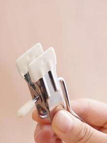 20个/10个/1个不锈钢衣夹，便携式裤夹，带挂钩阳台洗衣夹，适合收纳男女衣物、袜子、毛巾、帽子、围巾，四季皆宜，适合日常居家、卧室整理、旅行度假、房间浴室收纳/厨房/储物/浴室 - 彩色 - 查看 11