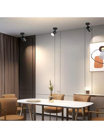 85 265V LED Recessed Ceiling Lights, Indoor ative Wand Lamps, Spotlights GU10/GX53 Bulb Holders, Single Head Replaceable Lamps Living Room, Kitchen, Closet, Hallway, Bedroom, Entrance, Shops, Galleries, Showrooms view 6