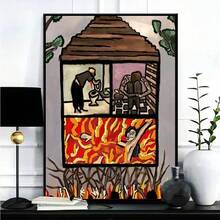 1/3 tấm áp phích nghệ thuật treo tường có khung tùy chọn ca sĩ S-Suicideboy, áp phích album nhạc rap hip hop cổ điển, ngôi sao nhạc, tranh vải canvas, nghệ thuật treo tường cho phòng khách, trang trí quán bar tại nhà - Nhiều màu - Xem 6