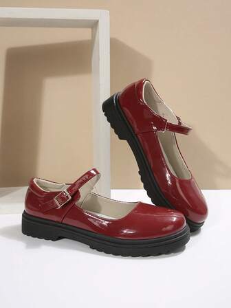 Mocassins de sola grossa sem cadarço para primavera e outono, calçados casuais confortáveis com salto grosso para adolescentes, estilo universitário, adequados para meninas