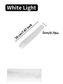 1pc USB Rechargeable LED Motion Sensor Light - Wireless, Warm/White, Night Light, Kitchen Decor, Home Decor, Room Decor, Suitable For Kitchen, Closet, Hallway And Stairs, Bedroom, Ideal For Hotel, Bar, Restaurant