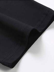 220g double-sided pure cotton T-shirt, soft, easy to breathe in summer, popular and explosive T-shirt recently, moisture wicking, printed with cross pattern, suitable for sports, outdoor travel and weekends, the best gift choice - Negro - Ver 4