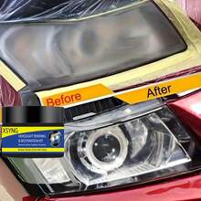 Car Headlight Renovation And Maintenance Cream, Headlight Gloss Paste, Yellowing Atomization Treatment