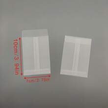 50/100pcs Semi-Transparent Envelopes, Multi-Size Options, Suitable For Seed Storage, Coin Envelopes - Clear - View 7