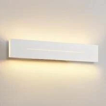 homefire 1/2 Wall Lamp LED Wall Light Black/White Inside Modern 30CM 8W Hallway Lighting Warm White Hallway Lamp Living Room Lamp Bedside Lamp Wall Lighting For Staircase Living Room Bedroom - 30cm - 查看 2